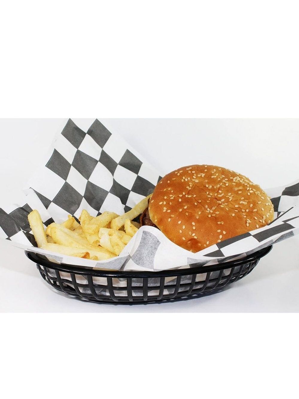 Black & white checkered deli paper wrappers - Picture 5 of 8